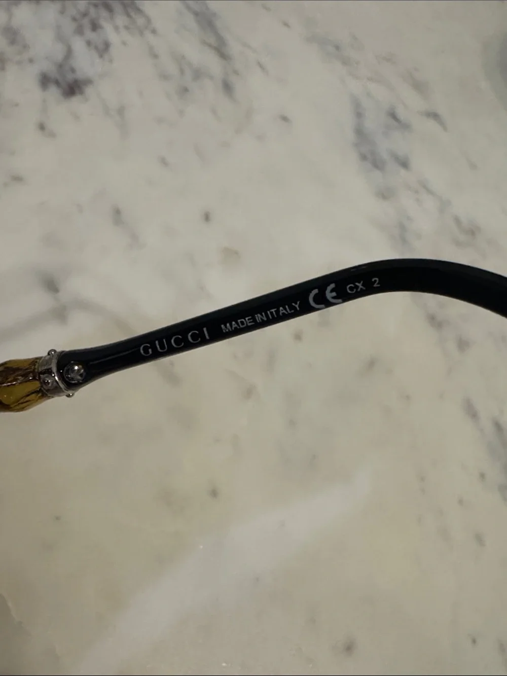 Gucci Black Oversized Square Women's Sunglasses